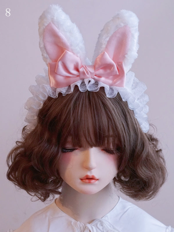 詳細 KCオプション 耳飾り 蝶結び レース 11トリム バニー