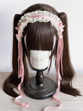 Lolita Farbband Optionen Details Spitze mit und – Haarband 4 Bowknot
