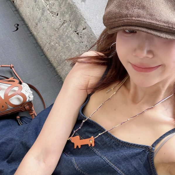 Y2K Süße Welpe und Katze Halskette