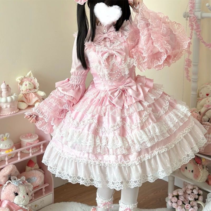 Lolita Love & Heartbeat Gorgeous Bridal JSK Suspender Dress