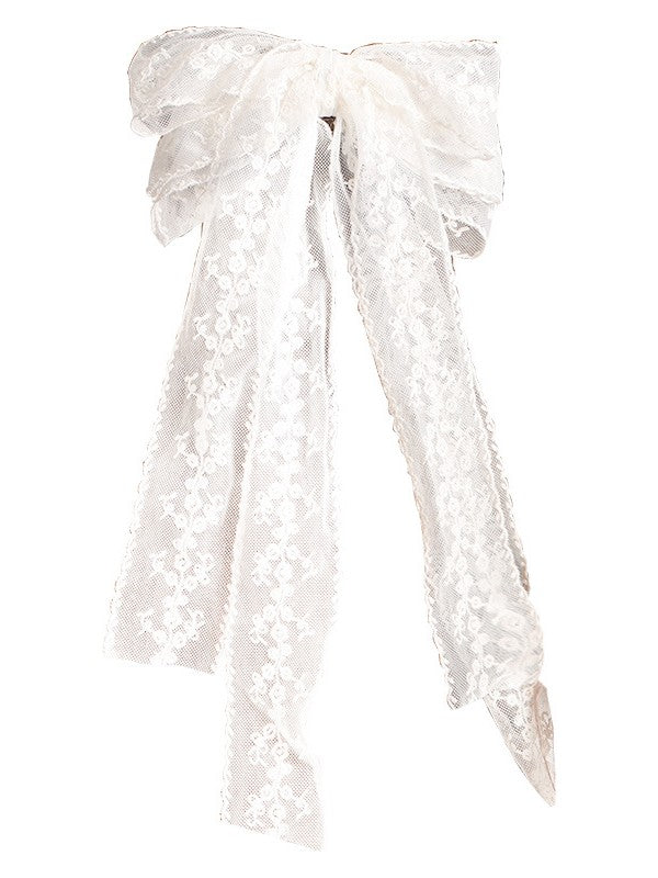 Options Lolita 3 Hairclip Large Lace Bowknot