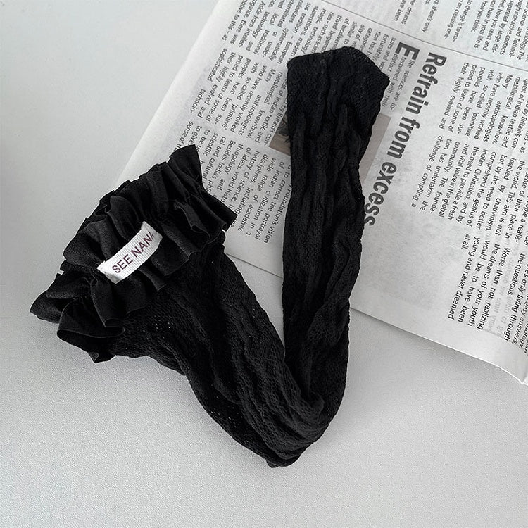 Unterknee-Spitze, 5-Besatzmuster, Farb- und Blumenoptionen, Strümpfe