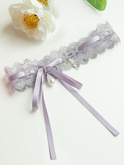 Lace Purple Choker