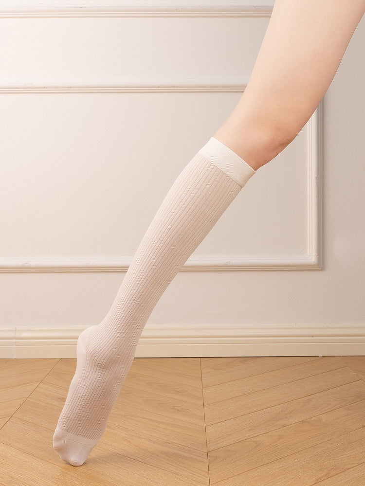 Socks Minimalist Striped Colors Calf Vertical Pattern 4