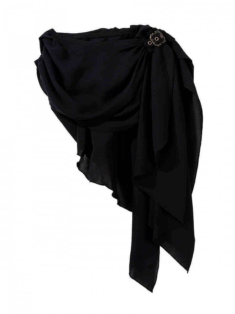 Kapuze Ärmellos Ärmel Schwarz Schlitz Schal Gürtel Shorts Kleid und + Oberschenkel-high Grau