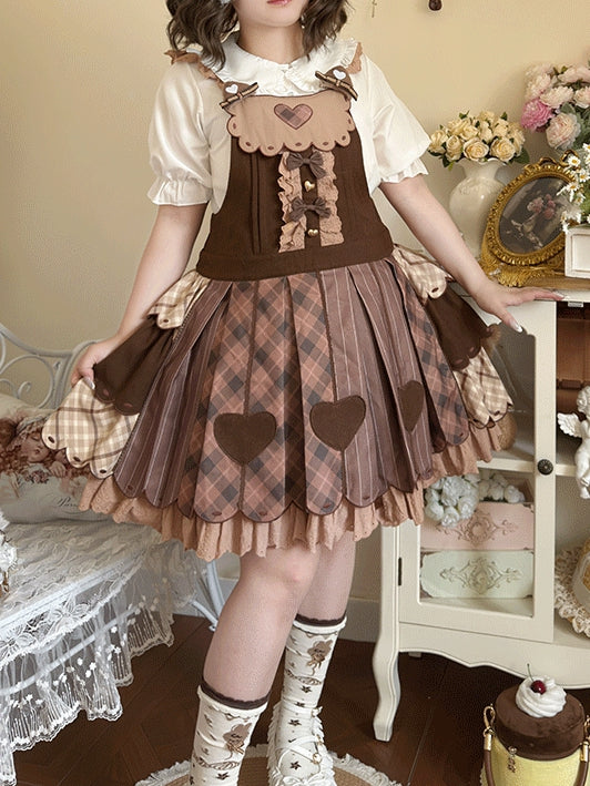 Plus Size Peter Pan Collar Short Sleeve Lolita Blouse - Versatile girl