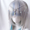Teardrop Beaded with Shell Fairy Headwear Charm