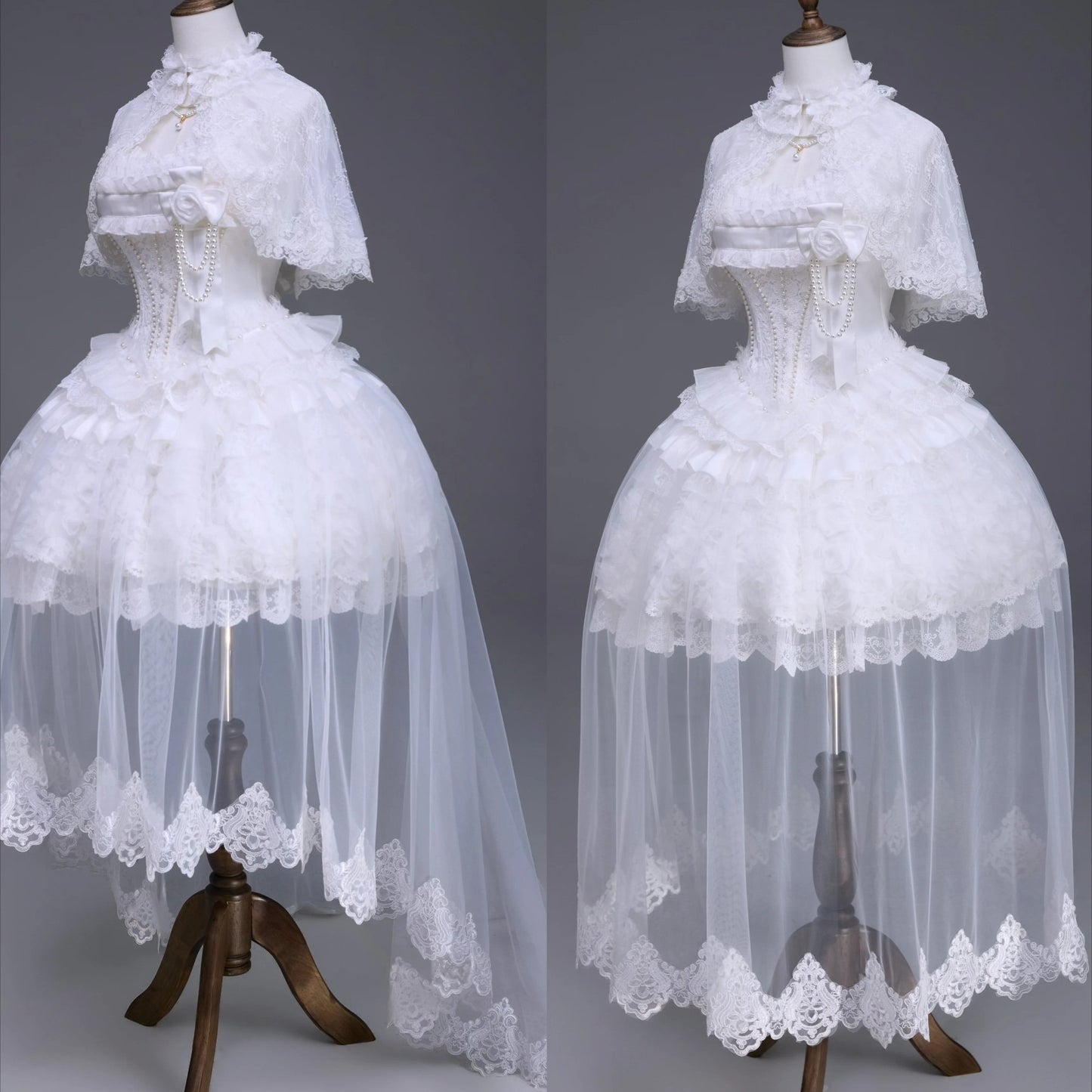 Airfreeing – Unnamed Snow Series Lolita JSK / Cape / Tulle Set