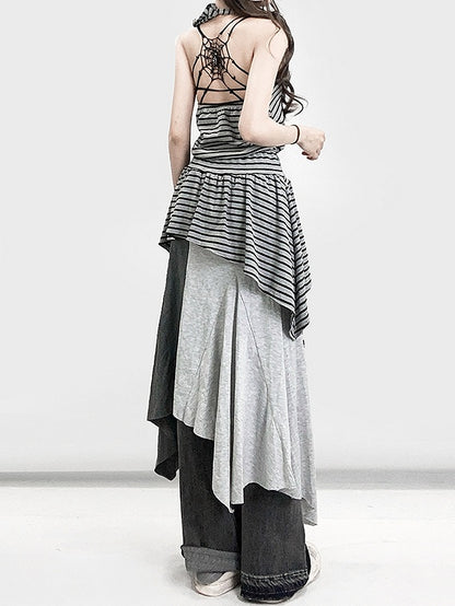 Detail Top Cami Glamorous Black Bittersweet Spiderweb