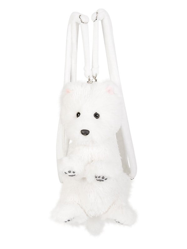 Backpack/Crossbody Dog Bag Plush Realistic