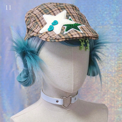 Plaid 13 Hat Pattern Options Beret