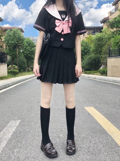 Socks Calf JK White/Black 10CM/15CM/25CM