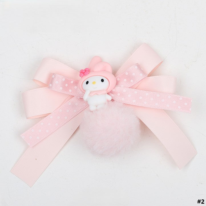 Options Bowknot 4 Pink Hairclip Lolita Rabbit Sweet