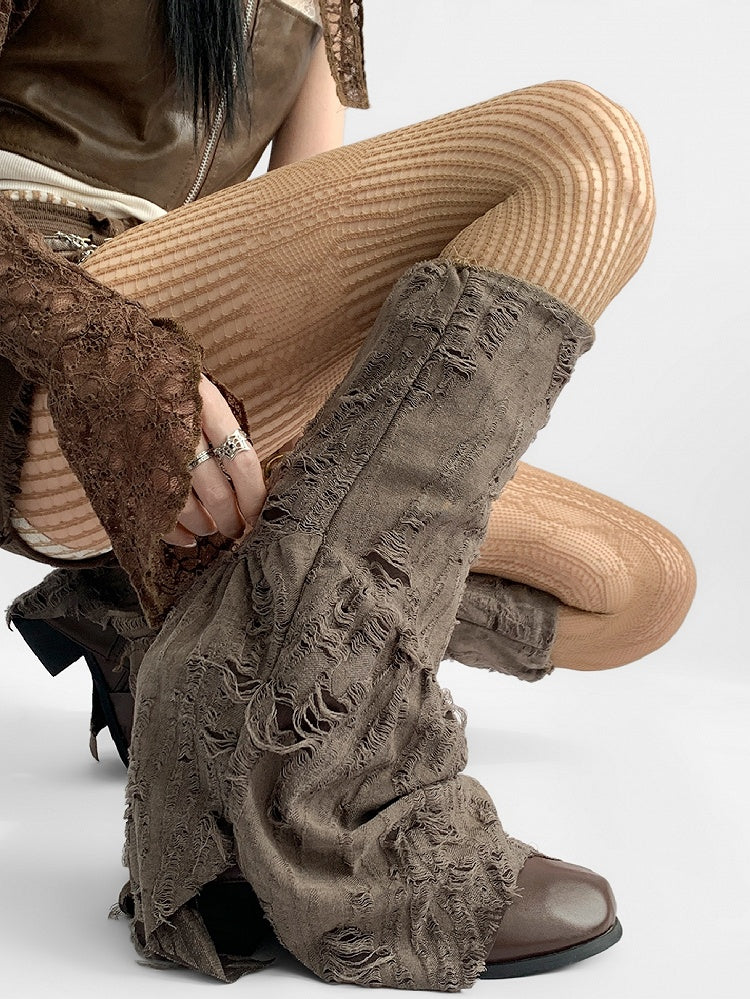 Warmers Brown Wasteland Punk Leg