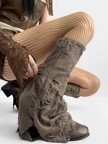 Warmers Brown Wasteland Punk Leg