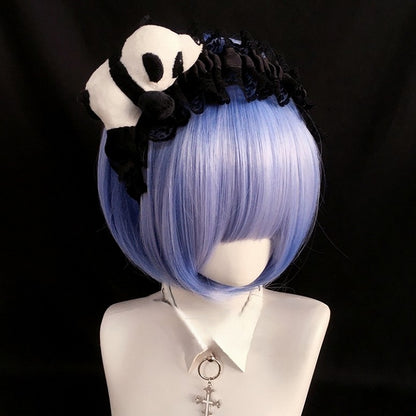 Lace with Trim Black/White KC Panda