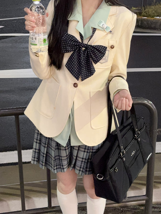 ダークリボン柄 ブルー/パープル/グリーン/ホワイト/レッド タイ ドット