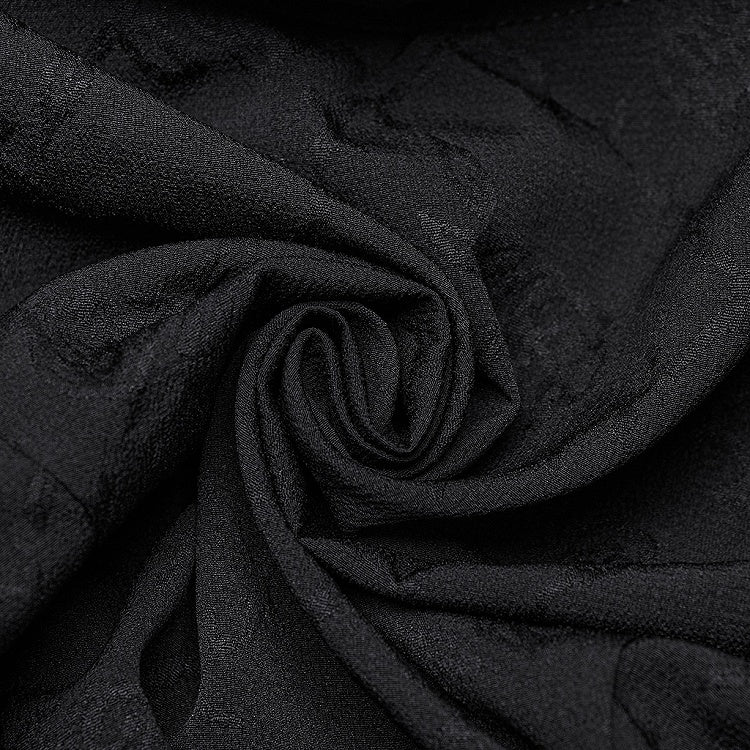 Shirt Double-collar Goth Black