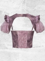 Pastel Rhinestone Cami Y2K Sequin Denim Buckle Top Punk Heart with Belt Pink