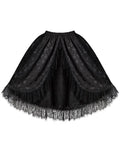 with Waist Black Lolita Lace Drapery Pattern Butterfly Gothic Accessory Trim