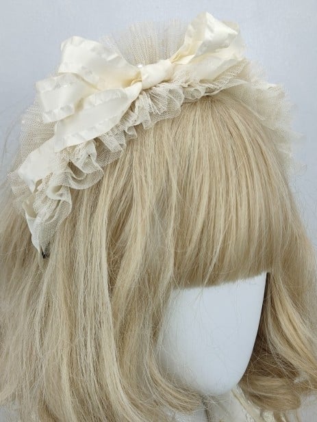 Ruffle Options Lace Hairband Bow 6