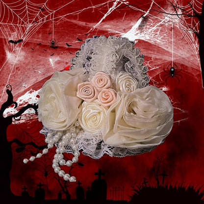 6 Showa Gothic Color Headpiece Birdcage-style Lolita Options