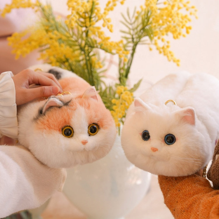 Hand 4 Cat Options Plush Realistic Bag Sitting