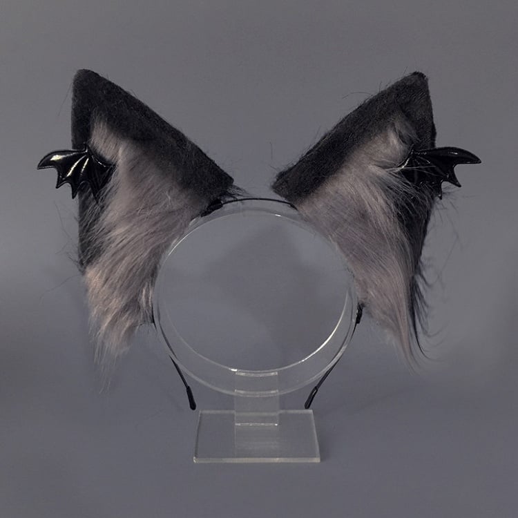 Options Decorations Fluffy Lolita Color 6 Faux – Cat Bat Ear with Mini KC