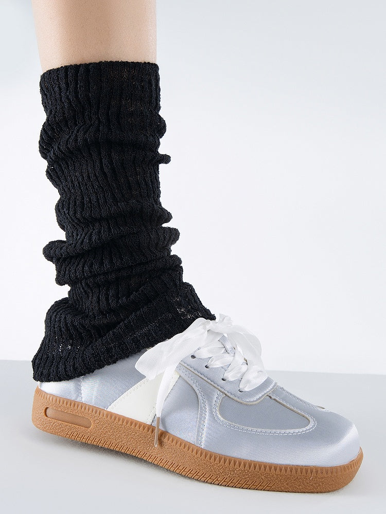 Colors Minimalist Knitted Ultra-Thin 3 Leg Warmers