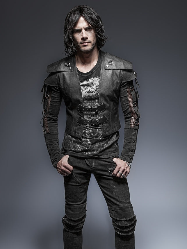 Warrior Short Jacket Black Armor