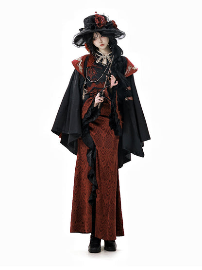 新スタイルの予約販売スピリット製品チャイナジャケットスネークケープ