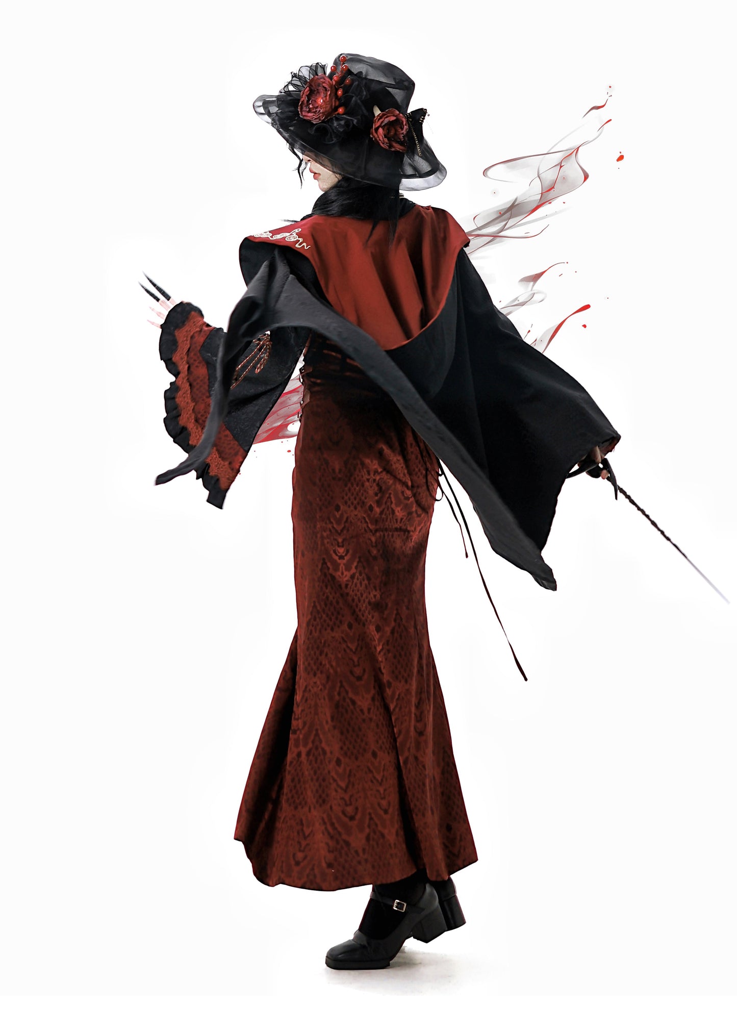 新スタイルの予約販売スピリット製品チャイナジャケットスネークケープ