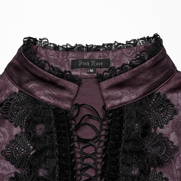 Red Men's Gothic Shirt