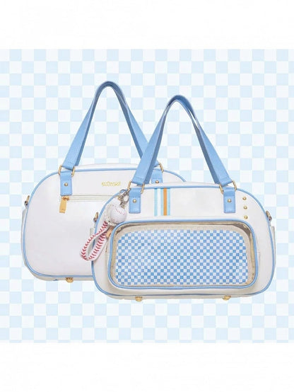 2-Color Sport Large Capacity Ita Crossbody Bag