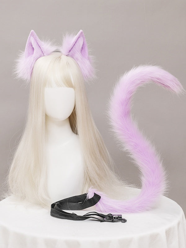 Cute Plush - Kitty + Tail KC Lolita 8 Set Colors