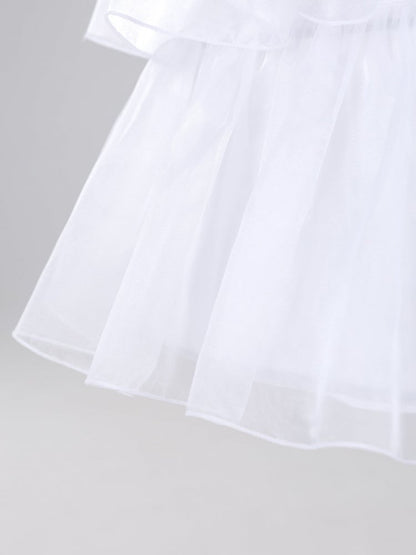 Lolita Length Fish-bone Petticoat White Adjustable