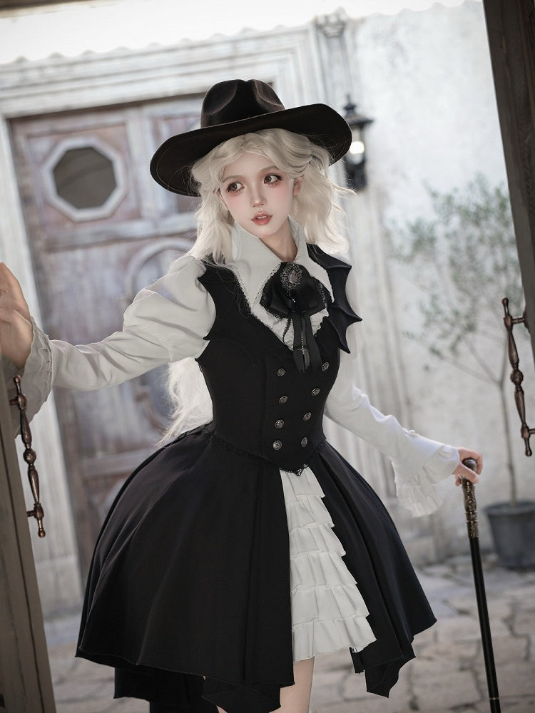Black Crystal Bow Tie - The First Witch