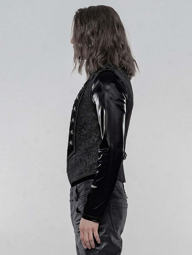 Black Men's Gothic Gorgeous Vest