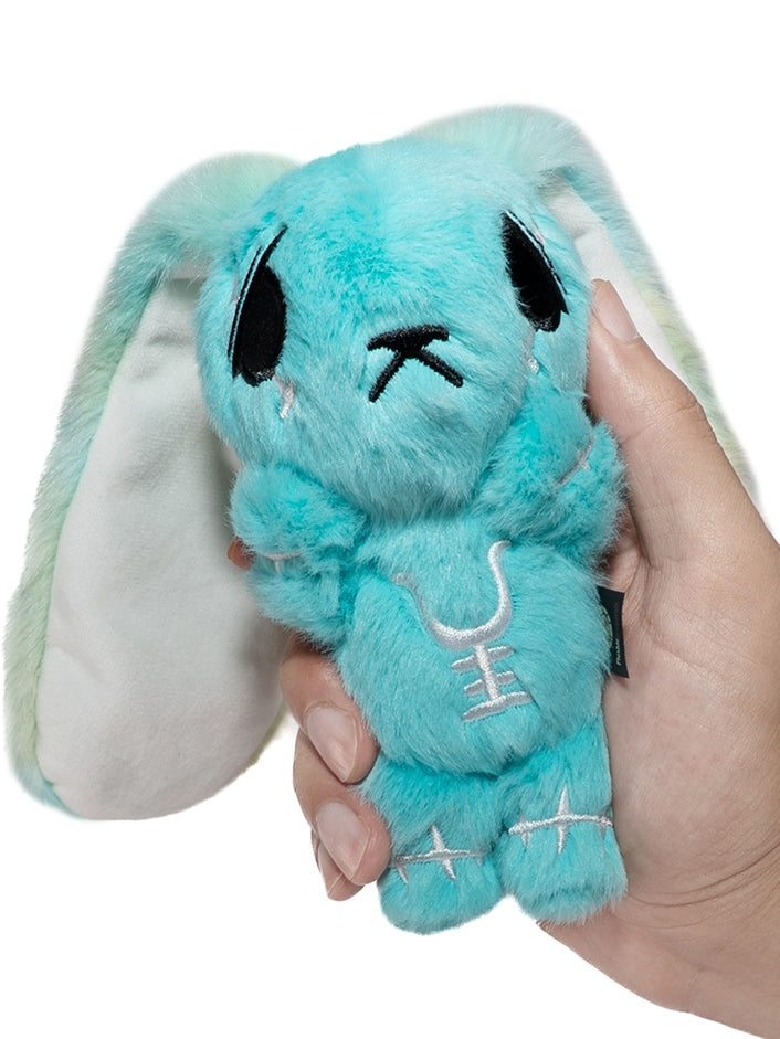 Options Guro Anxious - Kawaii Embroidery 7 Symbol Scar Color Details Keychain Bunny