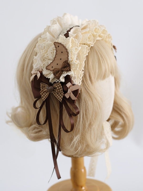 Cookie Bowknot Decorated Hairclip 6 Options