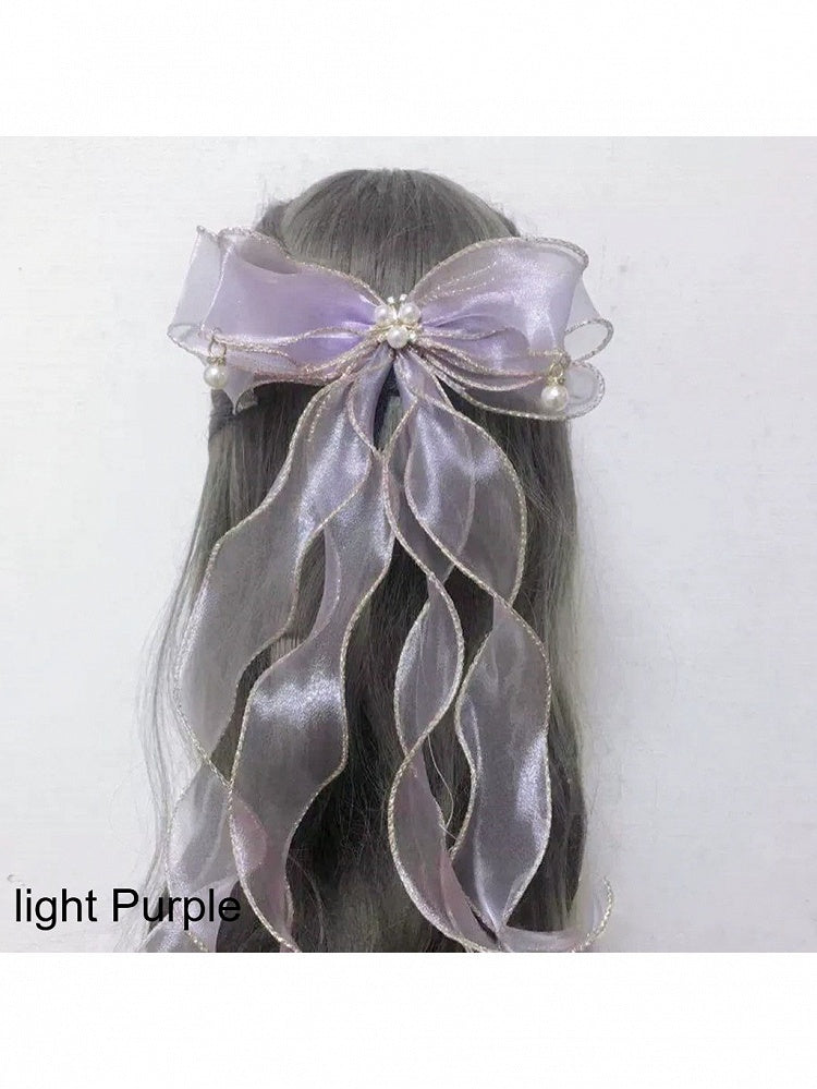9-Color Lolita Style Hairclip Bow