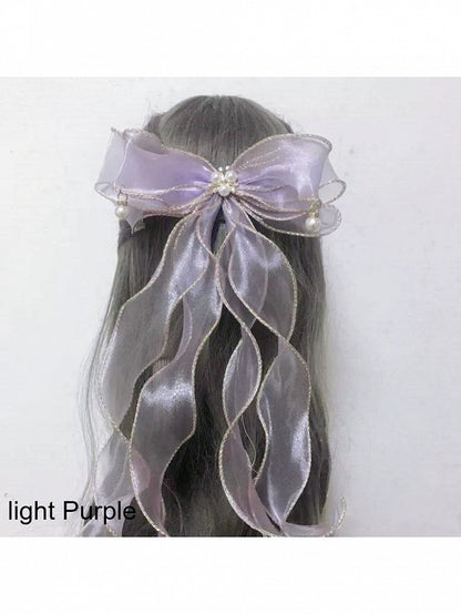 9-Color Lolita Style Hairclip Bow