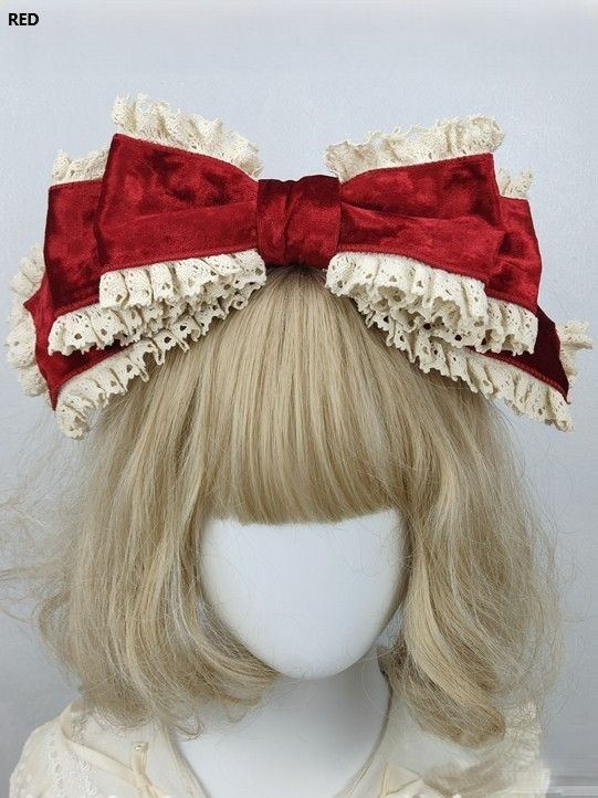 Big Trim 13 Lace Options Bow Velvet KC