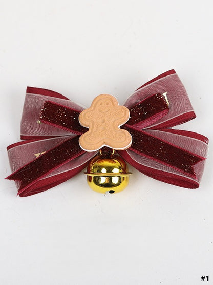 Lolita Options Christmas-style 4 Hairclip Gingerbread