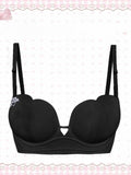 Non-Slip Padded Black Clean-Fit for 6cm Seamless Daily - Bra