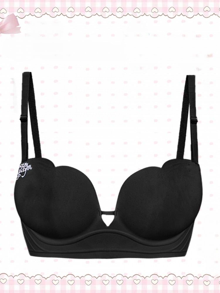 Non-Slip Padded Black Clean-Fit for 6cm Seamless Daily - Bra
