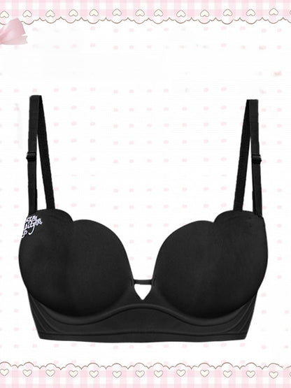 Non-Slip Padded Black Clean-Fit for 6cm Seamless Daily - Bra