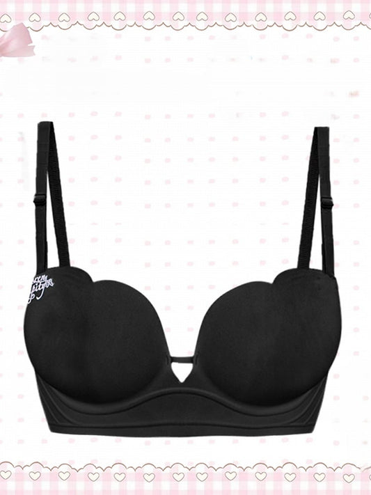 Non-Slip Padded Black Clean-Fit for 6cm Seamless Daily - Bra