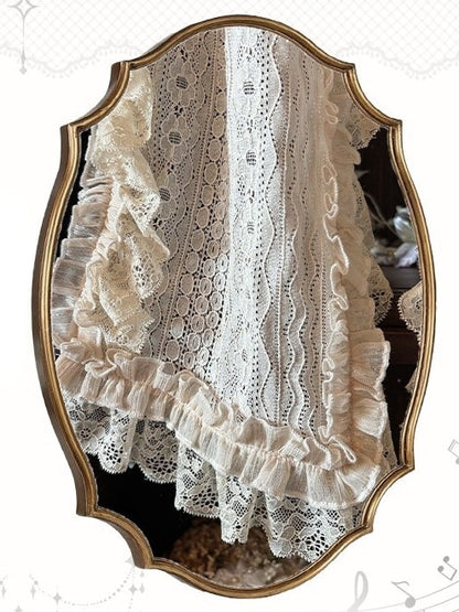 Champagne Cape with Lace Embellishments - Sweetheart Macaron Lolita