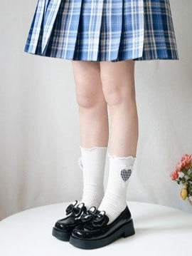 Toe Style Black Shoes Square 2 School Uniform Lolita Options Heel